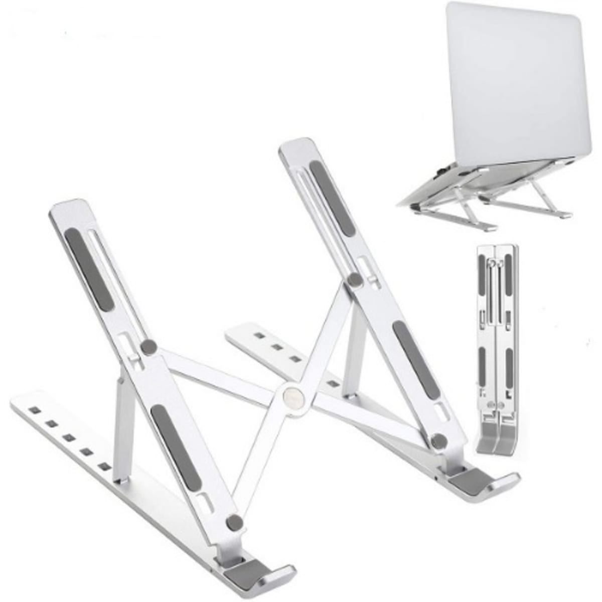 Aluminum Laptop Stand – Foldable & Ventilated