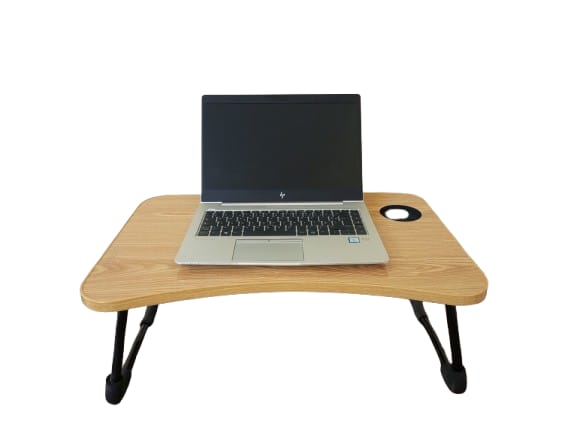 Foldable Wooden Laptop Table – Bed Desk