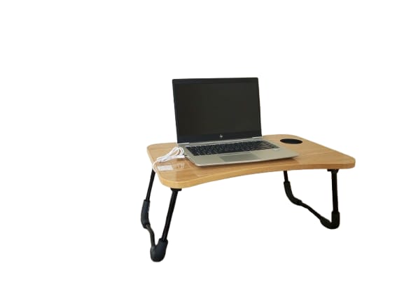 Multi-Function Laptop Bed Table – Fan & Holders