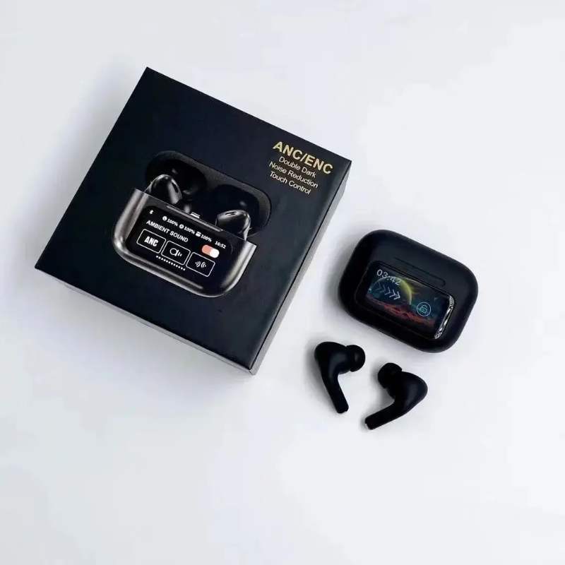 A9 Pro AirPods – LED Display, White/Black