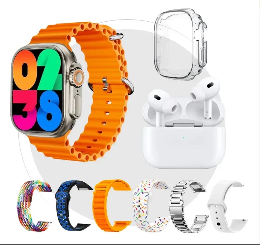 i20 Ultra Smartwatch – 10-in-1 Gift Set