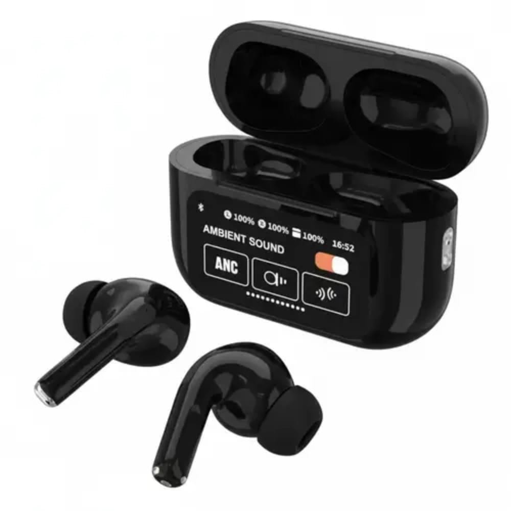 A9 Pro AirPods – LED Display, White/Black