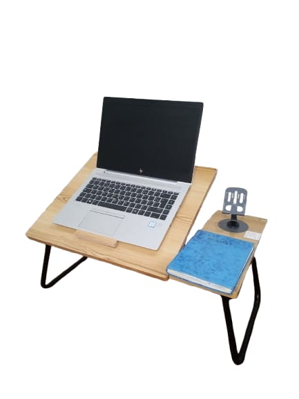 Adjustable Wooden Laptop Table – 6 Height Levels, Heavy-Duty