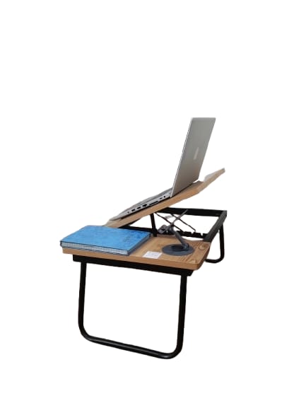 Adjustable Wooden Laptop Table – 6 Height Levels, Heavy-Duty